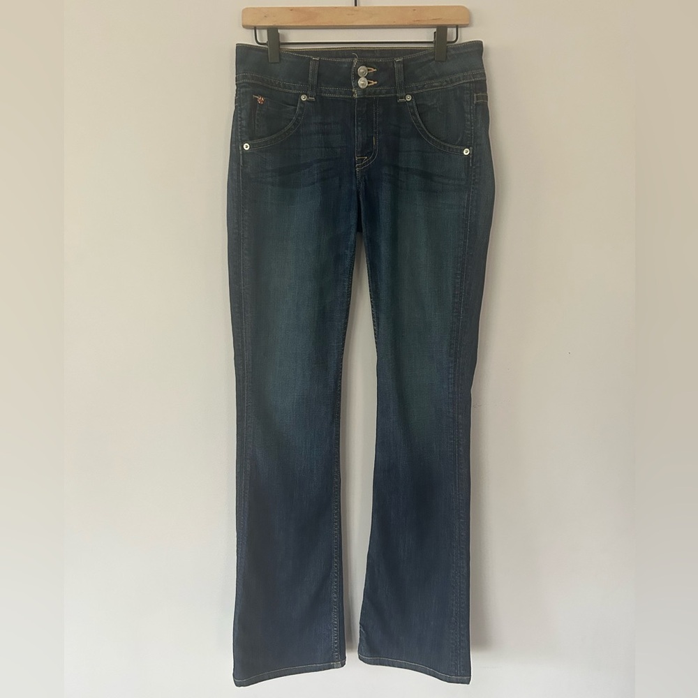 Hudson Signature Whiskered Bootcut Jeans Women Sz 27, EUC, Color Kern